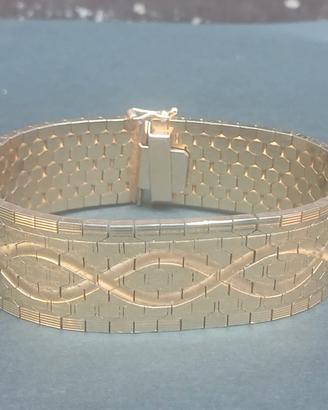 bracciale d'oro da donna seconda metà '900