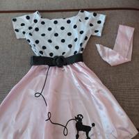 Vestito di Carnevale bambina 5-6 anni Pin up 50'