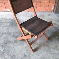 4 sedie da esterno - legno