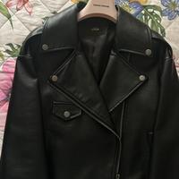 Giubbotto in pelle modello oversize misura xs