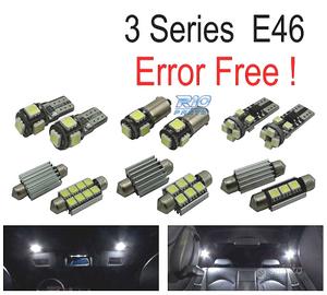 KIT 18 LAMPADE LED INTERNE BMW E46 M3 318I 318TI 3