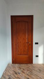 3 Porte legno massello ciliegio per interno 