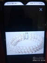 collana di perle naturali argen