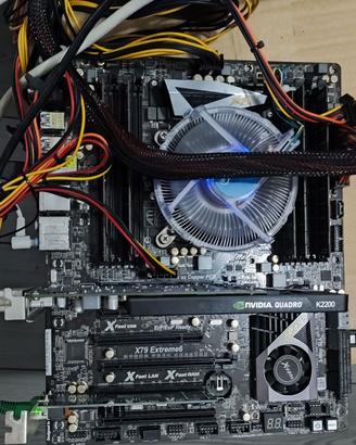Asrock x79 + Xeon e5-2680v2 + dissipatore + 12GB