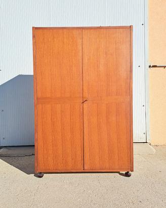 armadio guardaroba anni 60 legno