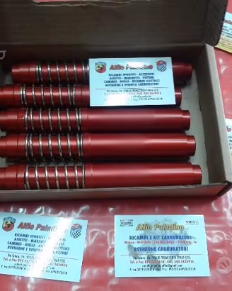 Cannette telescopiche rosse fiat 500/126
