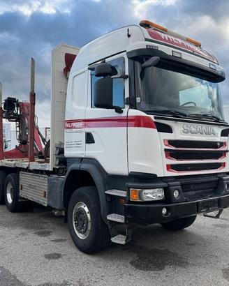 Scania g490 6x6 legname