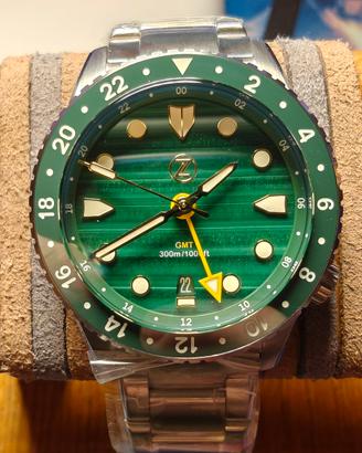 Zelos Mako 300M GMT Malachite – Edizione Limitata