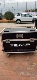 Omega Flight Case Professionale con Ruote