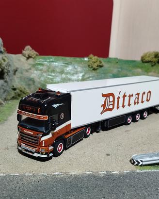 Scala 1:64 Camion Con Banchina Di Carico - Modellino Artigianale Per Diorami, Fatto A Mano
