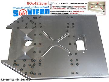 Pedana LUNGA Completa per Vespa 50 R L N Special