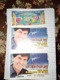 Biglietti Lotteria Italia 1996 e 2002