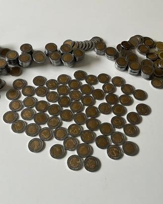 Monete bimetalliche da 500 lire, anni vari bimet.