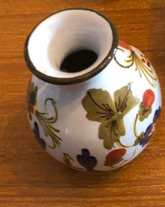 Vasetto Ceramica Faenza Dipinto a Mano Vintage