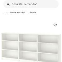 libreria bassa Ikea seminuova 