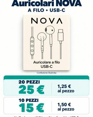 29  auricolari USB C!
