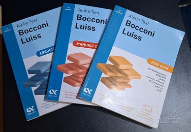 Libri Alpha Test Bocconi / Luiss / Cattolica