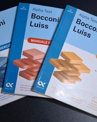 Libri Alpha Test Bocconi / Luiss / Cattolica