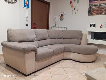 Divano bicolore 3 posti 