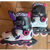 Pattini A Rotelle Bambina Oxelo DECATHLON 28-30