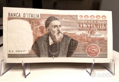 Banconota 20.000 Tiziano Repubblica Italiana- RARA