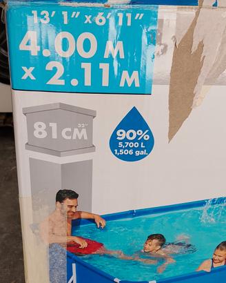 piscina Bestway 4m come nuova 