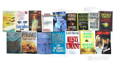 Lotto di 16 Libri Thriller - vari autori - Romanzi