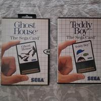 2 giochi The sega card per Sega master system