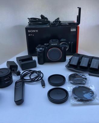 Fotocamera Sony A7RII (A7R")+obiettivo+ accessori