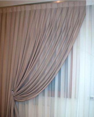 doppia tenda per camera da letto 