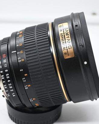 Samyang 85mm IF Aspherical  x Nikon