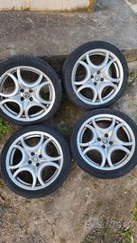 4 CERCHI IN LEGA 17" ORIGINALI ALFA ROMEO 