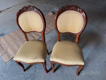Coppia di sedie vintage