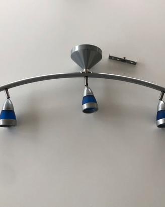 Barra con faretti orientabili