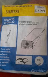 Sacchetti per aspirapolvere di marca Siemens 