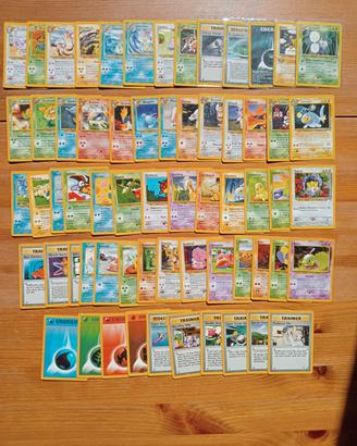 Pokemon Neo Genesis Lotto Semicompleto 