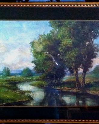 GIUSEPPE VIGANÒ – “PAESAGGIO” – OLIO SU TELA