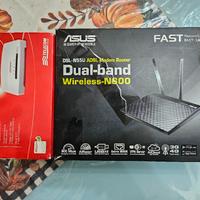 2 modem Router uno telecom altro asus DLS-N600