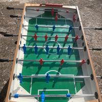 biliardino calcio balilla  garlando piano in vetro