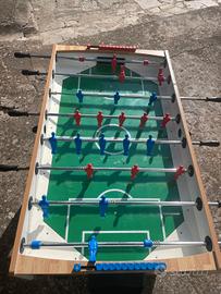 biliardino calcio balilla  garlando piano in vetro