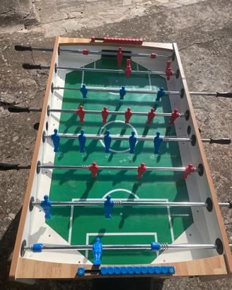 biliardino calcio balilla  garlando piano in vetro