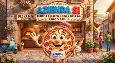 AziendaSi pizza asporto con posti a sedere no bar