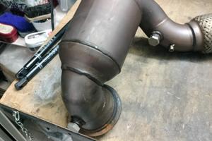 Downpipe 70mm ragazzon golf gti 8