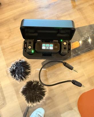 Dji mic con ricevitore e due avalier