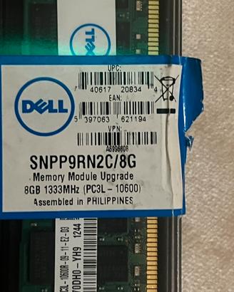 4 PEZZI RAM DDR 3  DA  8 GB