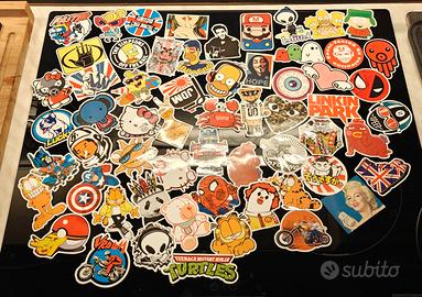 Lotto adesivi vintage/ pop culture/ cartoon / moto