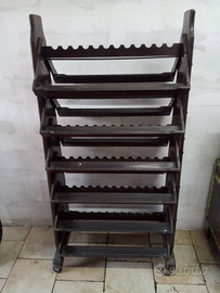 Portabottiglie in legno vintage