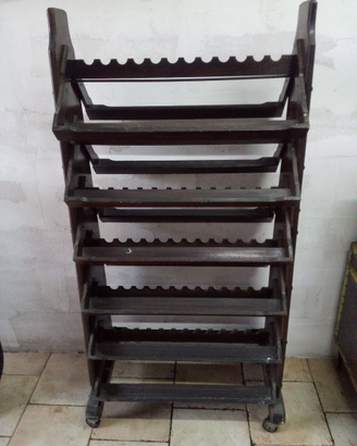 Portabottiglie in legno vintage