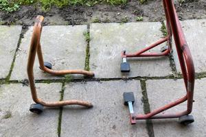 Sollevatore manuale per moto .