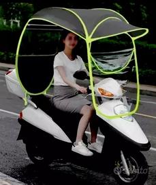 Parapioggia per moto scooter bici